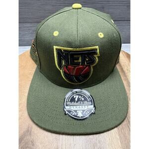 Men's Mitchell & Ness x Lids Olive New Jersey Nets Dusty NBA Draft 7 3/8